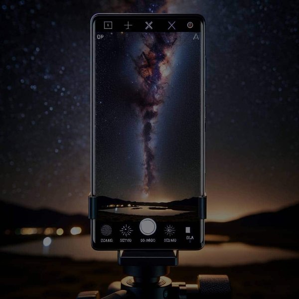 Quels sont les meilleurs paramètres photo pour capturer la Voie lactée avec un Samsung Galaxy S22 Ultra?