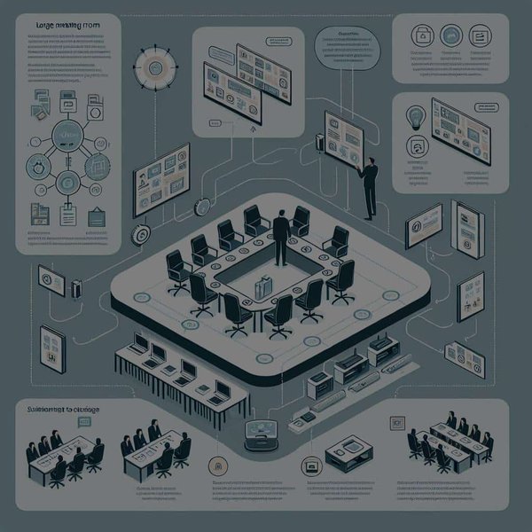 Comment choisir une solution de visioconférence adaptée aux grandes salles de réunion ?